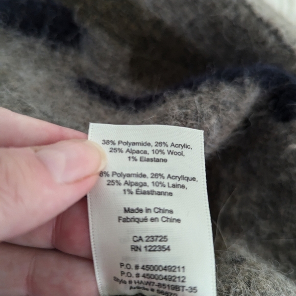 ARITZIA Green Camo Carangi Alpaca Casual Contemporary Knit Dress Size XS - Picture 12 of 13